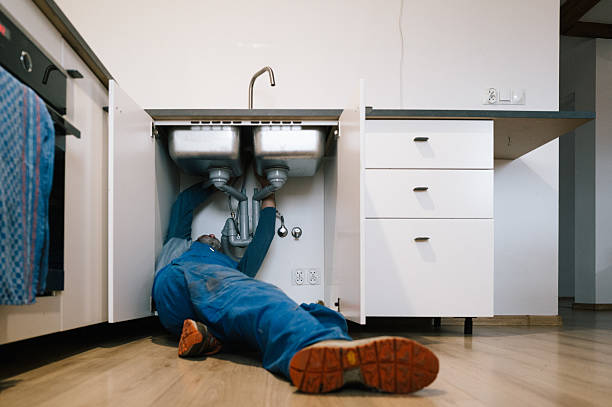 Professional Drain Cleaning technician working in Delmar, DE